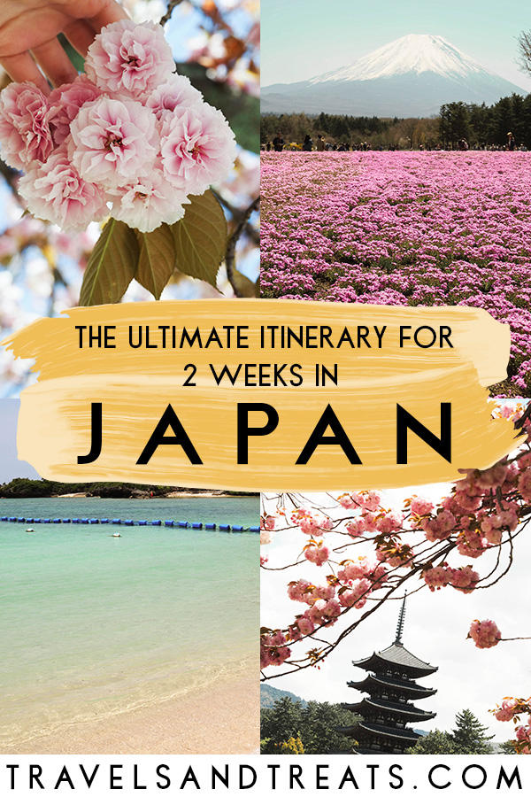 The ultimate itinerary for 2 weeks in Japan. See the best places to visit in Japan. #Japan #Tokyo #Kyoto #Osaka #Okinawa #Nara