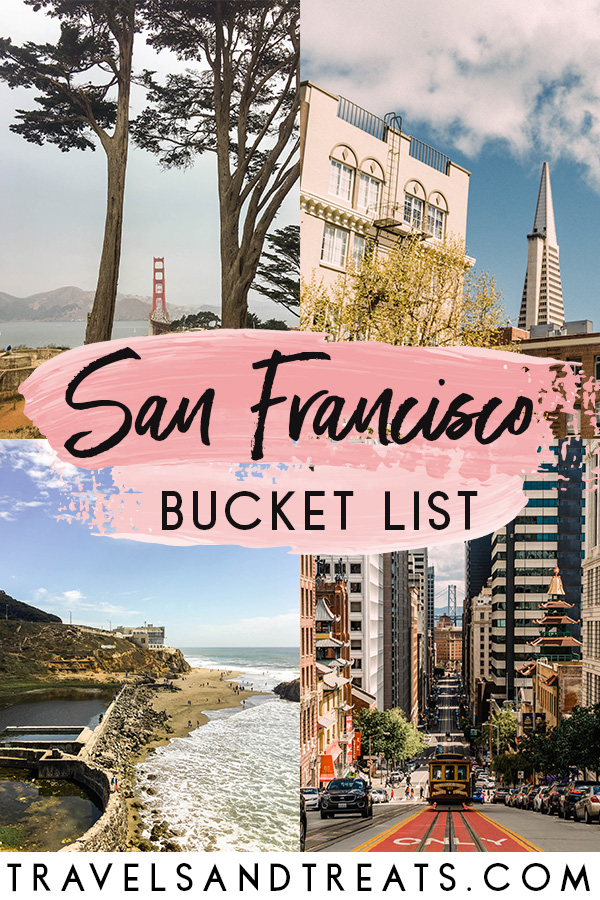 The Ultimate San Francisco Bucket List, by a San Francisco local. 100 of the best things to do in SF. #SanFrancisco #California #USA #travel #BayArea