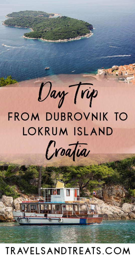 Dubrovnik Day Trip: Take the Dubrovnik ferry to Lokrum Island