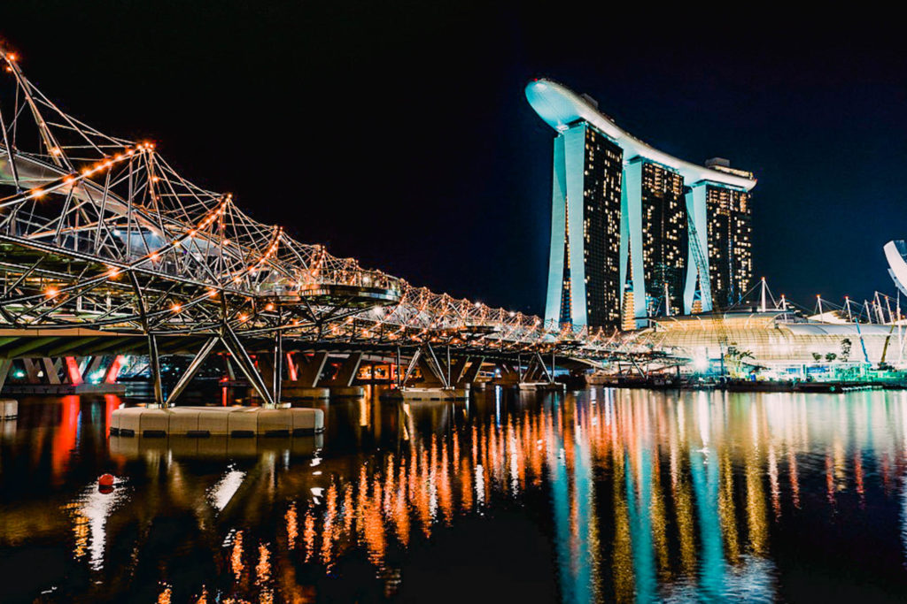 Instagram-worthy places in Singapore: Helix Bridge in Singapore