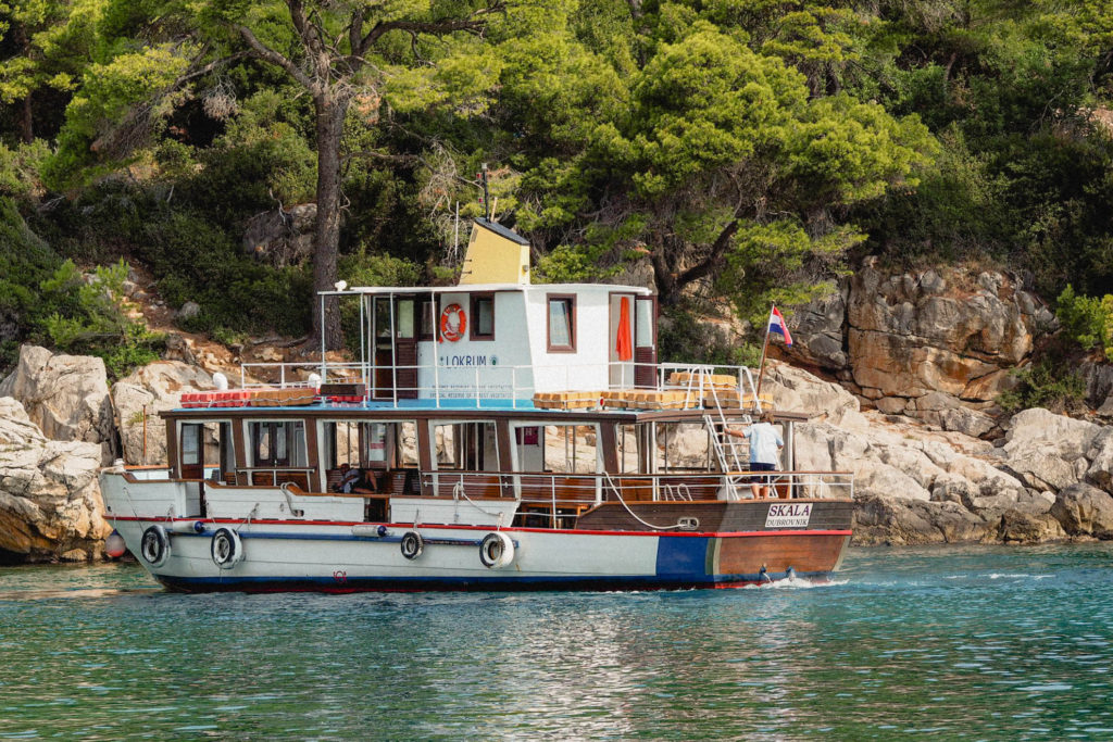 Lokrum Island ferry to Dubrovnik