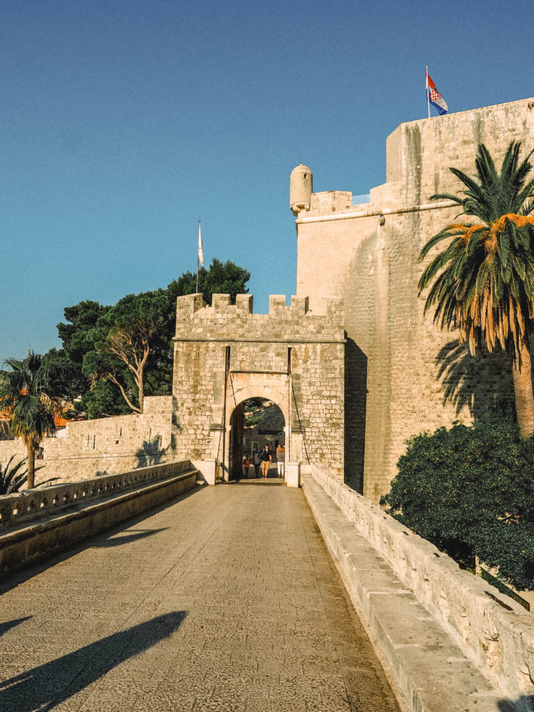 Ploce Gate in Old Town Dubrovnik