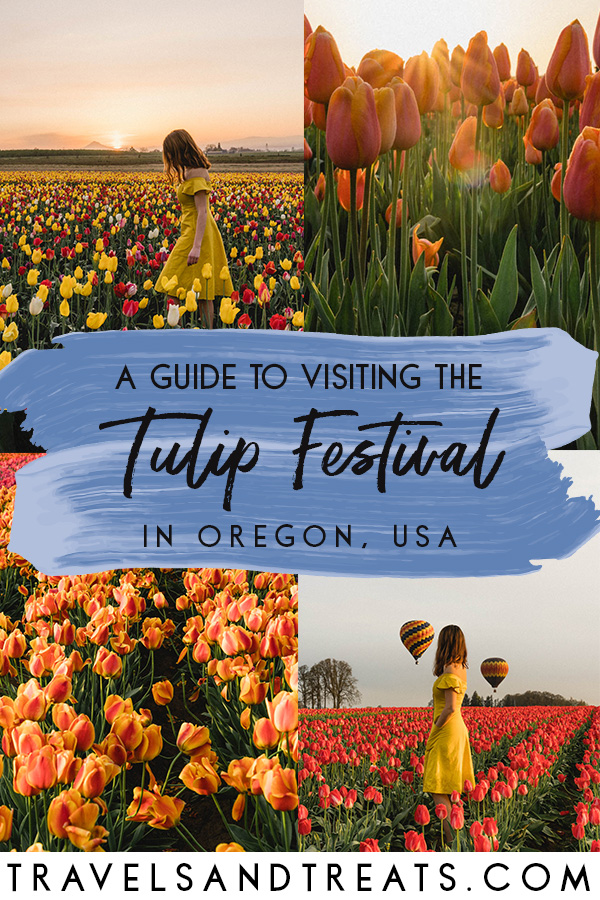 Visit Wooden Shoe Tulip Festival near Portland, Oregon, an easy day trip from Portland. #Oregon #tulips #Portland #festival