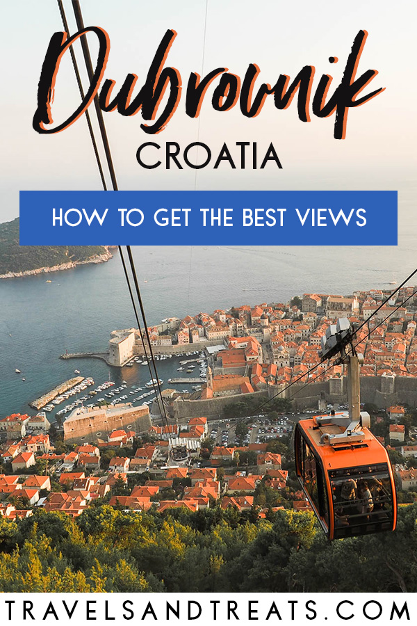 One of the best things to do in Dubrovnik, Croatia is ride the cable car. See the best views of Dubrovnik Old Town. #Dubrovnik #Croatia #Europe #