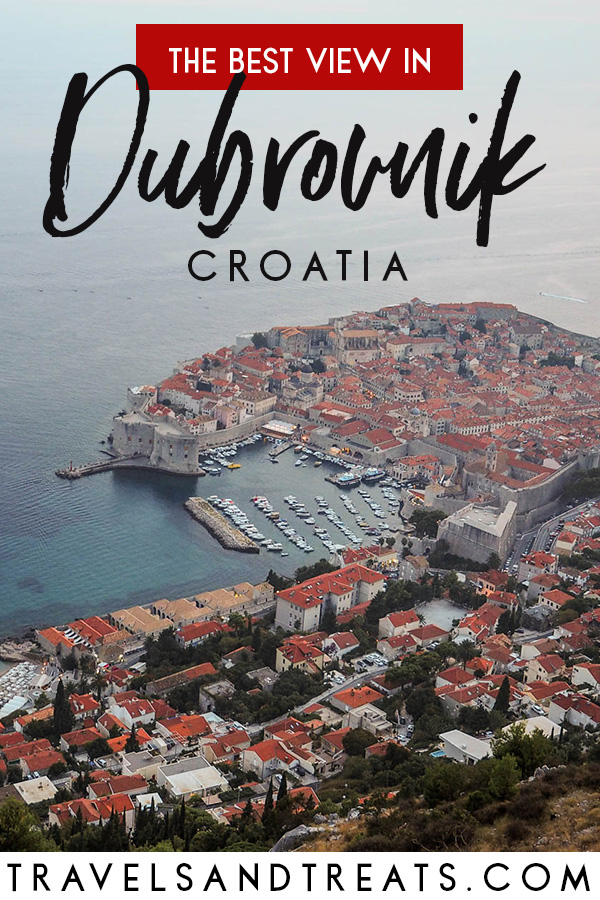 One of the best things to do in Dubrovnik is ride the cable car for amazing sunset views, along with a tradition Croatian restaurant experience. #Dubrovnik #Croatia #Europe #Balkans #travel #travelphotography