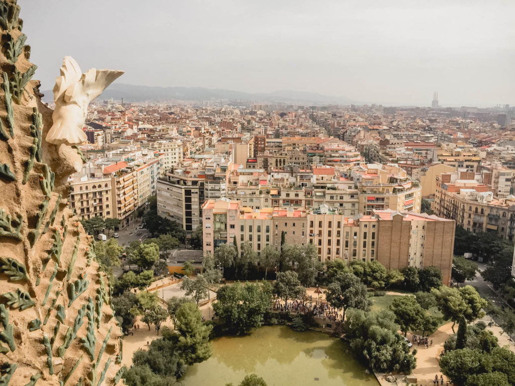 View from Sagrada Familia: Barcelona Foodie Guide