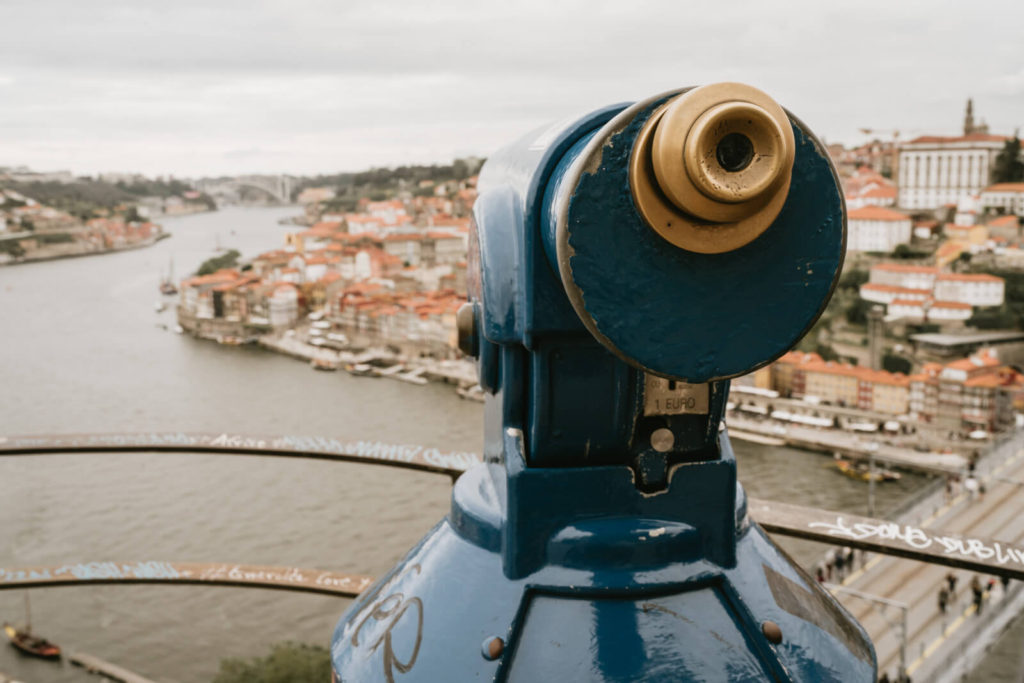 Telescope for viewing in Porto, Portugal