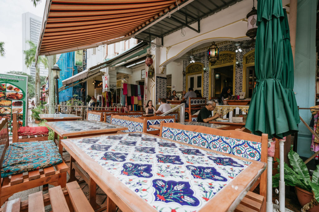 Dining in Kampong Glam, Singapore