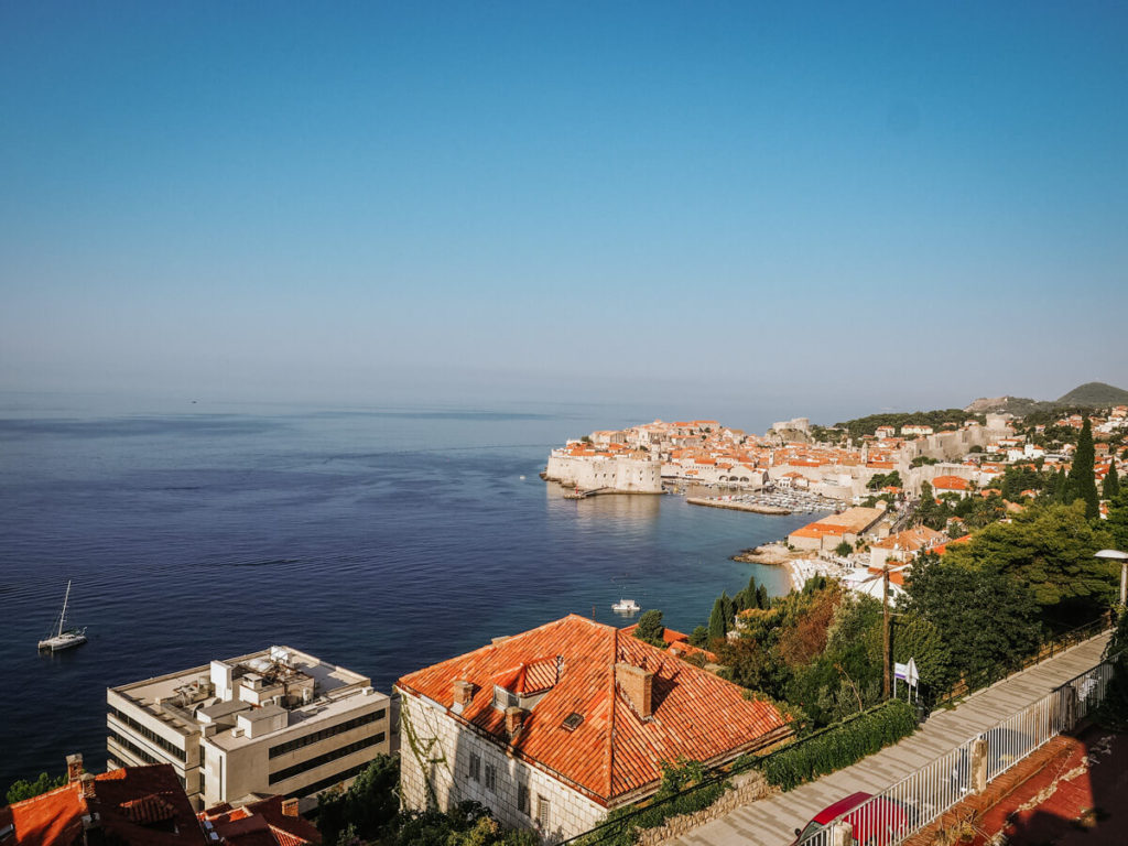 Morning sea view in Dubrovnik
