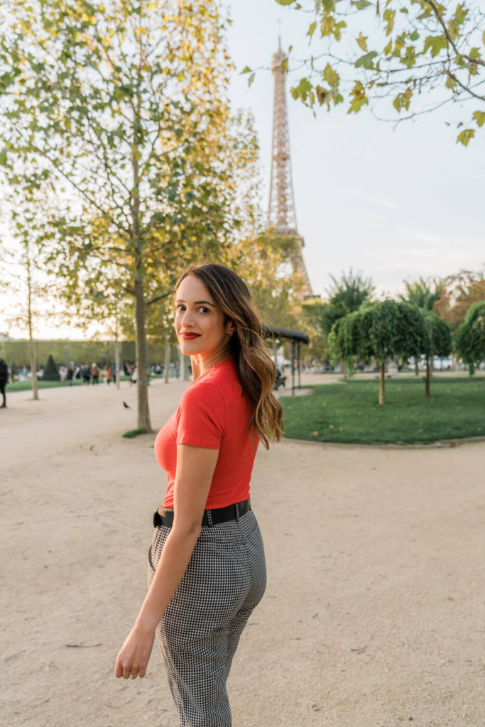 Portrait at the Eiffel Tower