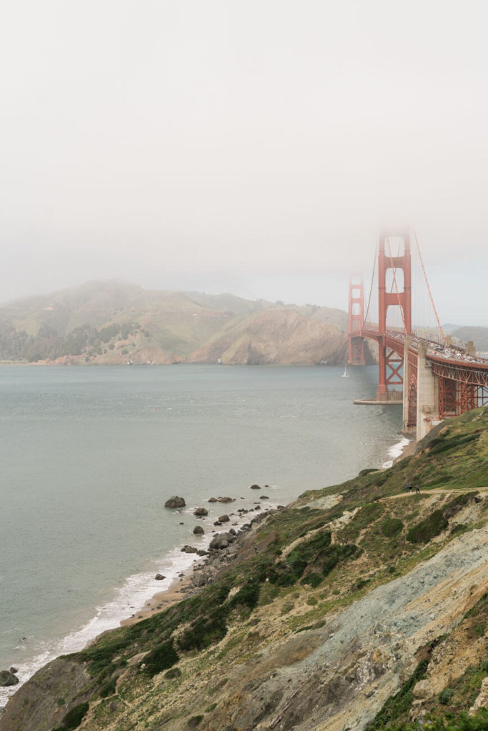 Golden Gate Overlook is one of the best views for Golden Gate Bridge photos