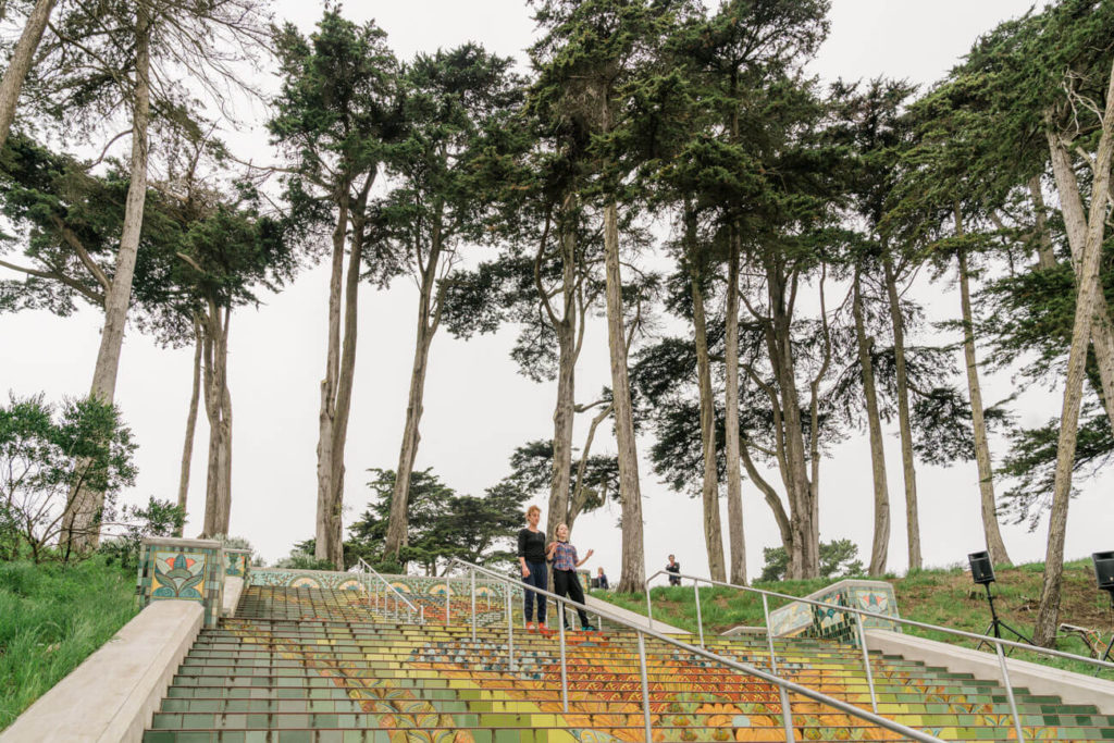 The tiled Lincoln Park Steps are one of the best photo spots in San Francisco