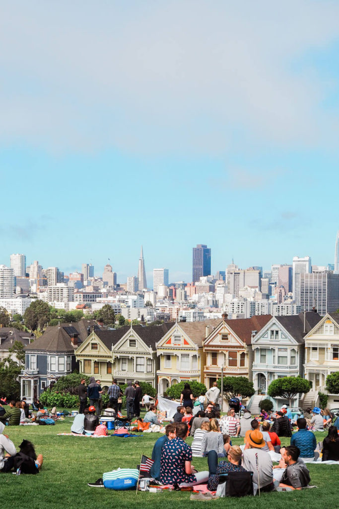 Alamo Square Park is one of the best photo spots in San Francisco